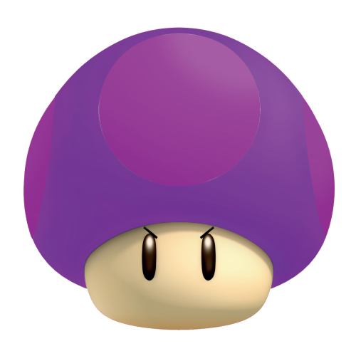 Autocollant Mario Champignon Poison