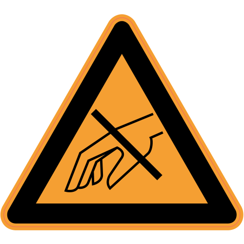 Autocollant Panneau Danger Antistatique Electrostatique