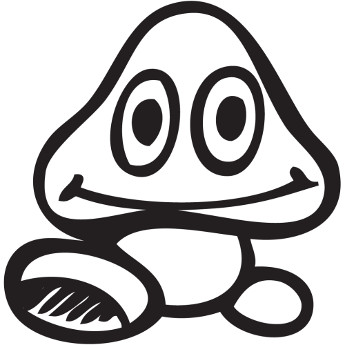 Sticker Mario Champignon