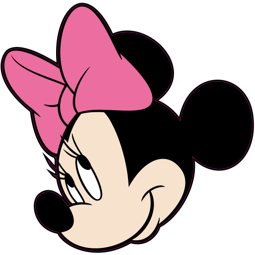 Autocollant Tete Minnie