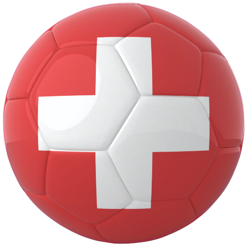 Autocollant Ballon Foot Suisse