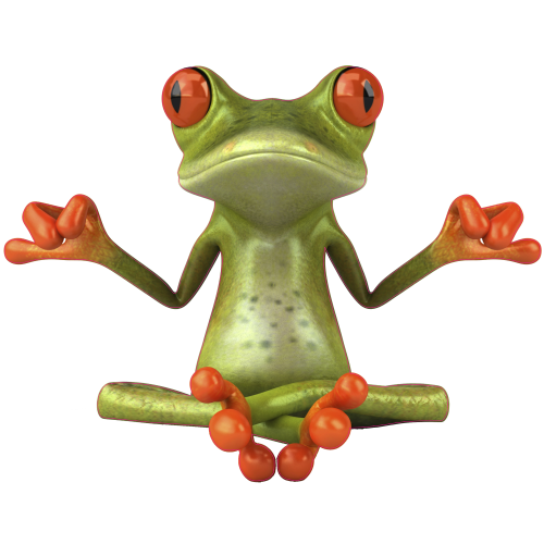 Autocollant Grenouilles