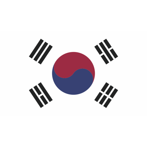 Autocollant Drapeau Corée Du Sud