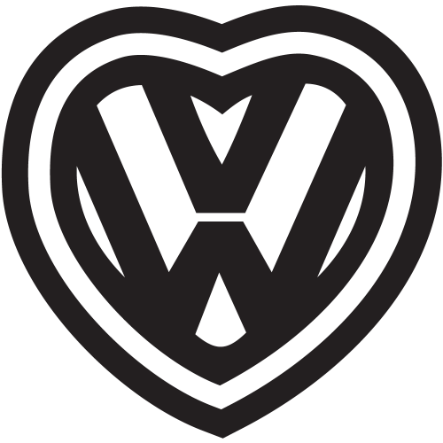 Sticker Jdm Coeur Vw