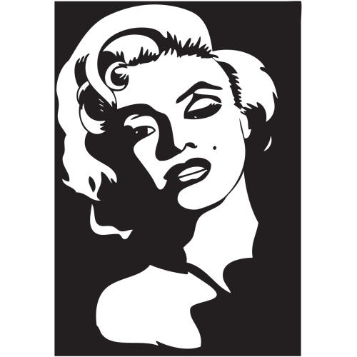 Sticker Marilyn Monroe