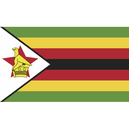 Autocollant Drapeau Zimbabwe