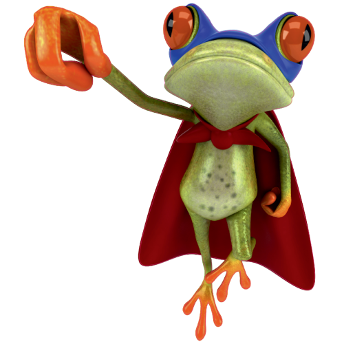 Autocollant Grenouille