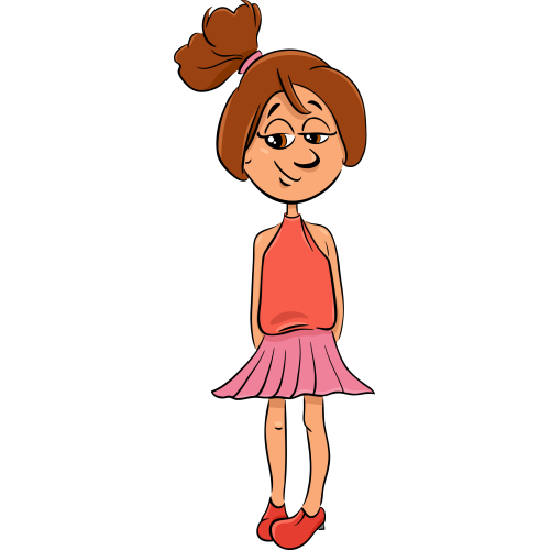 Autocollant Enfants Petite Fille 8