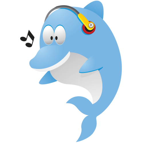 Autocollant Dauphin Pour Enfants