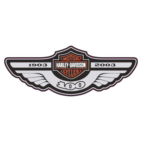 Autocollant Harley Davidson 100th