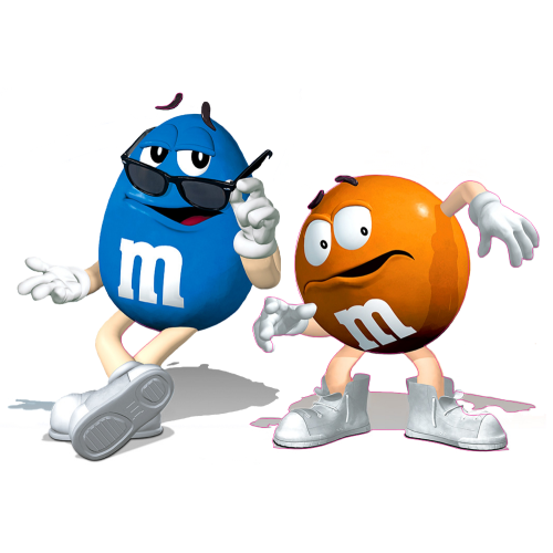Autocollant M&m's Amis