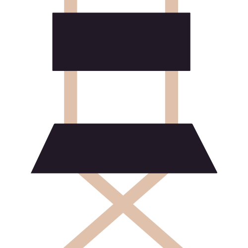 Autocollant Métier Audiovisuel Siège Tournage