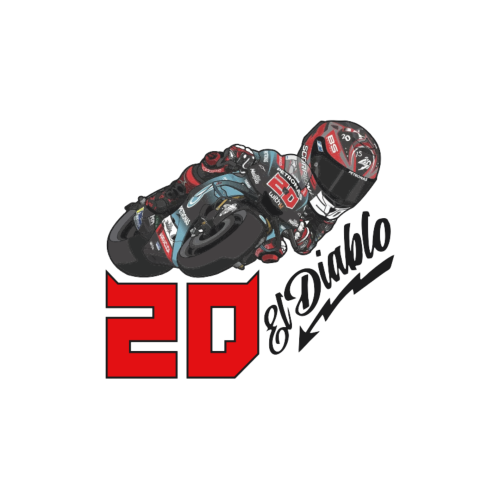 Sticker Fabio Quartararo 20 El Diablo V2