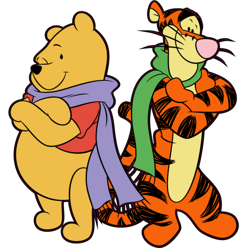 Autocollant Winnie Et Tigrou