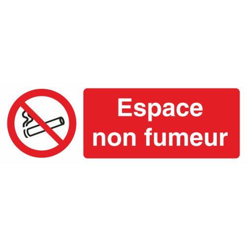 Autocollant Interdiction De Fumer Espace Non Fumeur