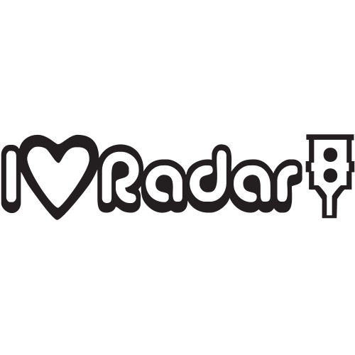 Sticker Jdm I Love Radar