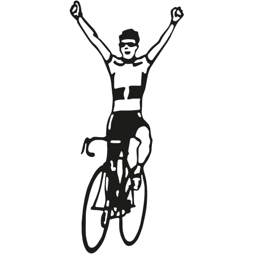 Sticker Cycliste