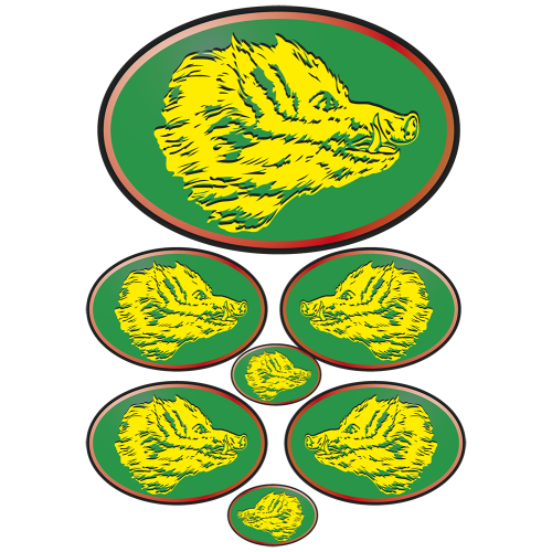 Autocollant Sanglier