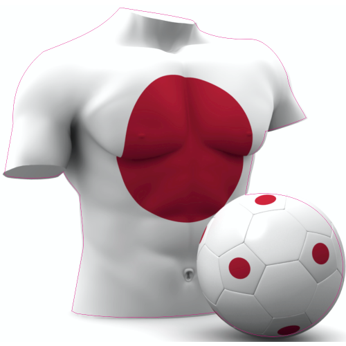 Autocollant Foot Japon