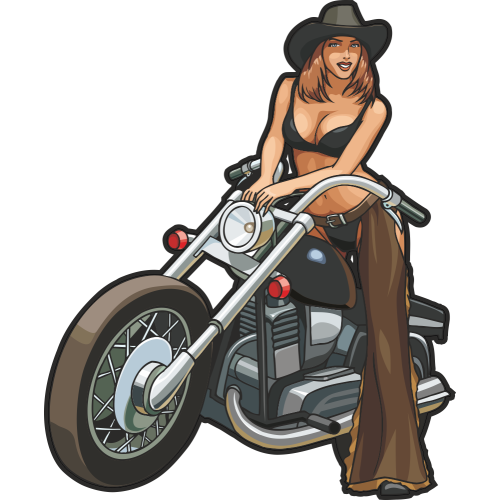 Autocollant Sexy Femme