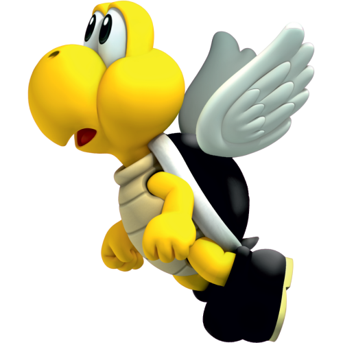 Autocollant Mario Paratroopa