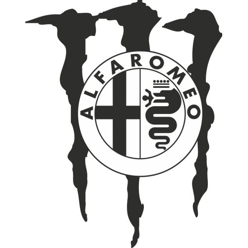 Autocollant Alfa Romeo Monster