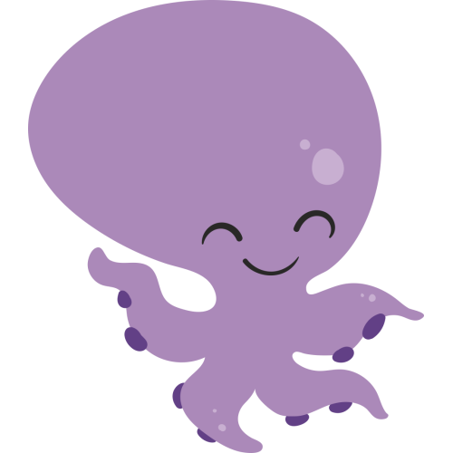 Autocollant Animaux Pieuvre