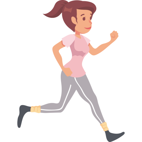 Autocollant Sport Course