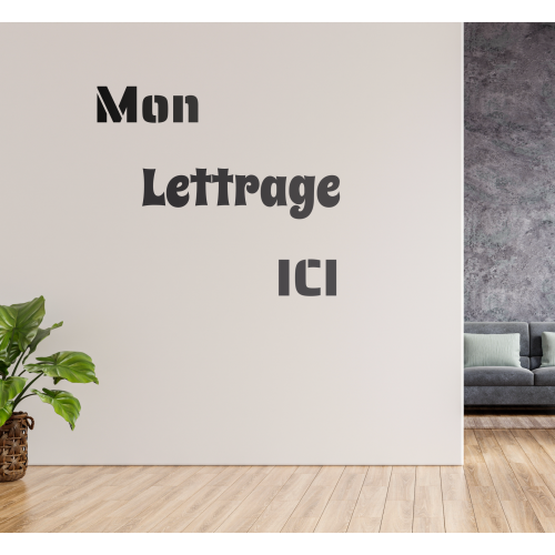 Lettrage Adhesif Mural