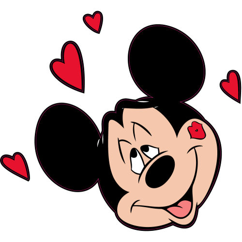 Autocollant Tete Mickey