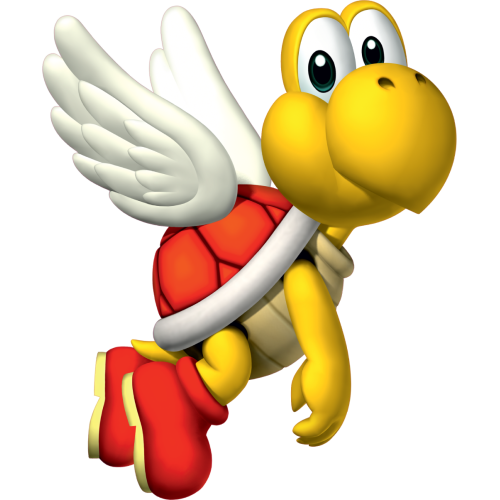 Autocollant Mario Paratroopa