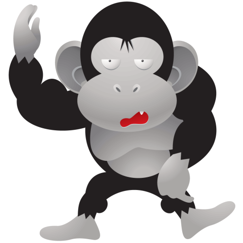 Autocollant Gorille Pour Enfants