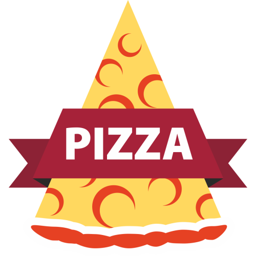 Autocollant Pizza Logo 3