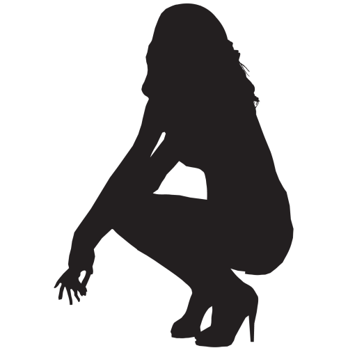 Sticker Silhouette Femme Sexy 50