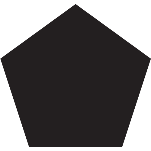 Sticker Forme Pentagone
