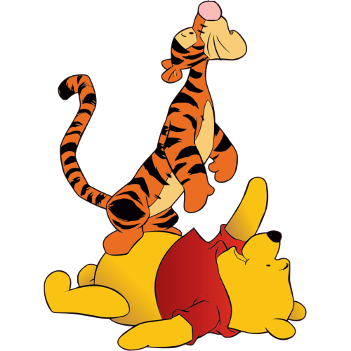 Autocollant Winnie Et Tigrou