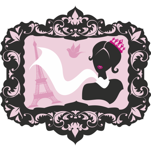 Autocollant Fashion Femme Paris