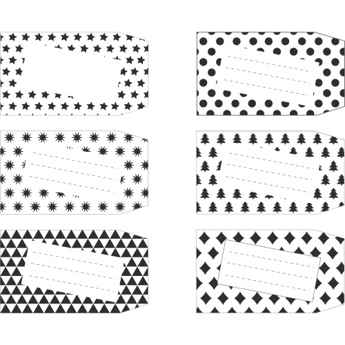 Sticker Grille Etiquettes Noël 3