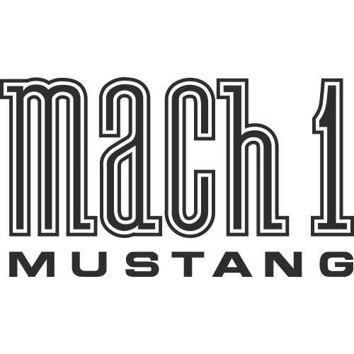 Sticker Mustang Mach1