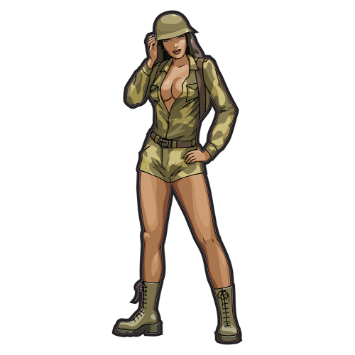 Autocollant Sexy Femme