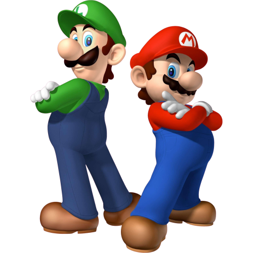 Autocollant Mario Et Luigi