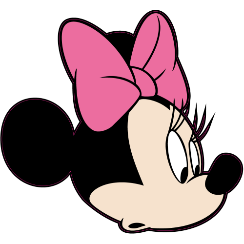 Autocollant Tete Minnie