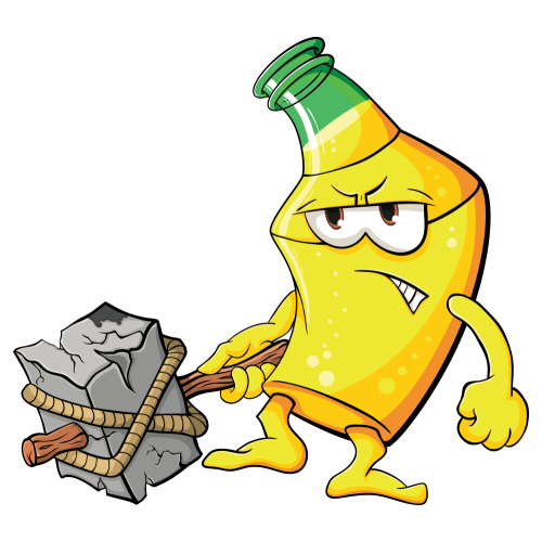 Autocollant Boisson Mascotte 10