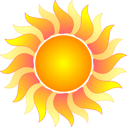 Autocollant Vacances Soleil