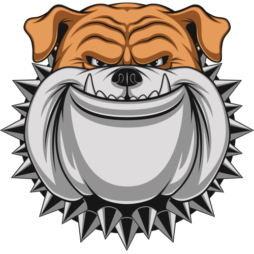 Autocollant  Chien Colère