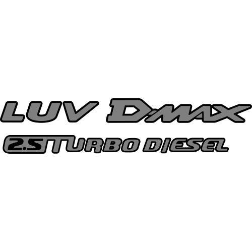 Autocollant Chevrolet Luv Dmax