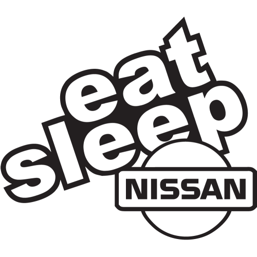 Sticker Eat Sleep Nissan