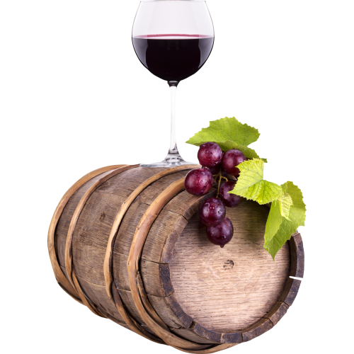 Autocollant Boisson Tonneau Vin