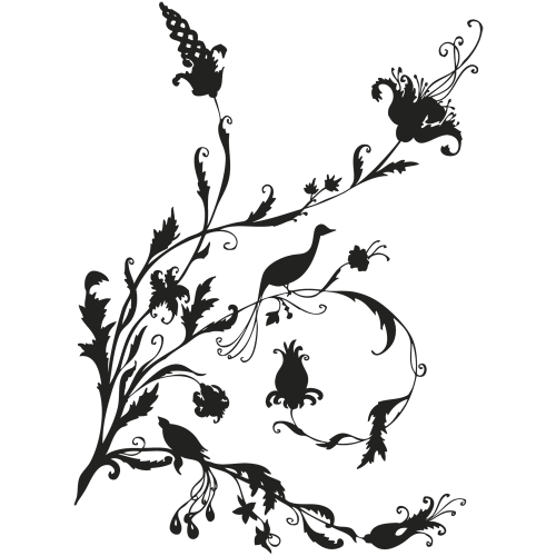 Sticker mural plante