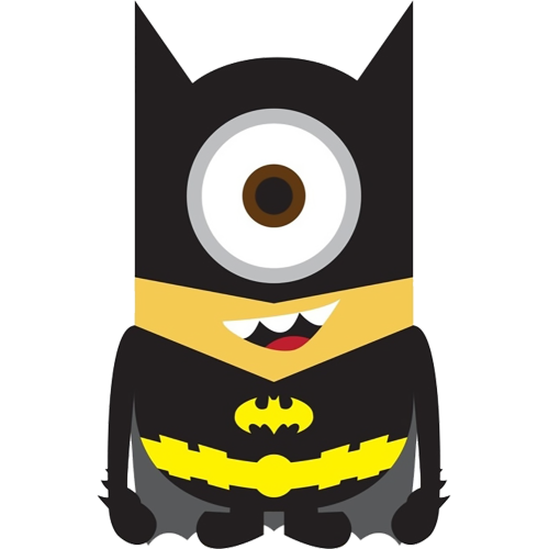 Autocollant Minion Batman